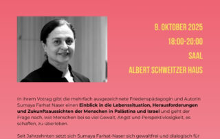 Vortrag und Diskussion mit Sumaya Farhat Naser